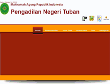 Tablet Screenshot of pn-tuban.go.id